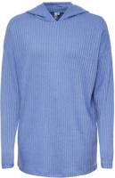 little PIECES ribgebreide longsleeve LPMOLLY blauw