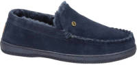Warmbat Australia Grizzly suède pantoffels donkerblauw