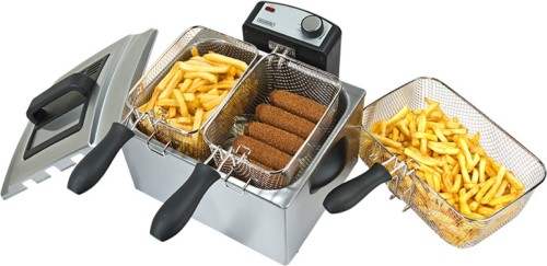 Bourgini Classic Triple Deep Fryer friteuse 5.0L 18.2050