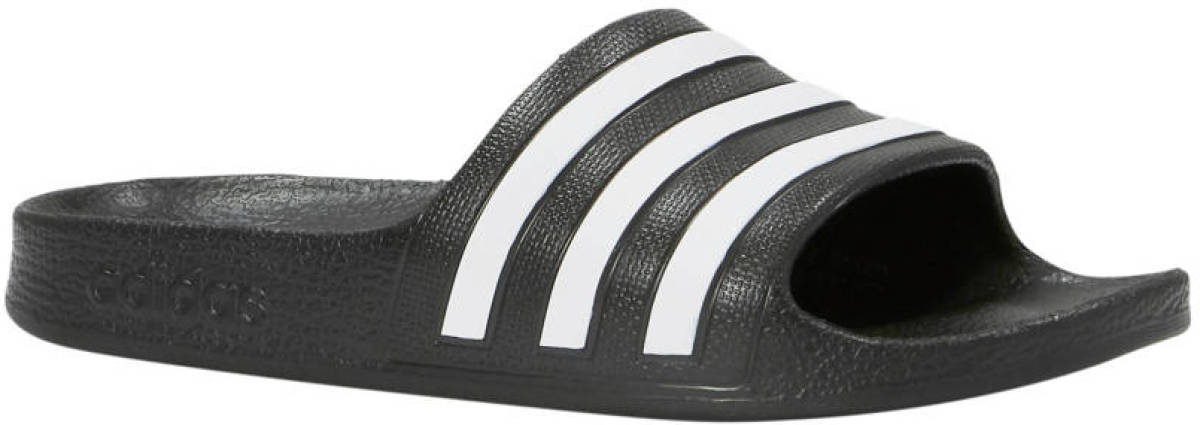 adidas Performance badslippers Adilette Aqua K zwart