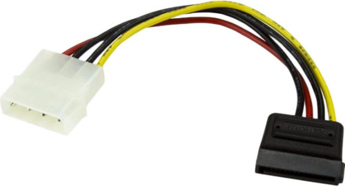 Startech Molex naar SATA Voedingskabel 0,15m