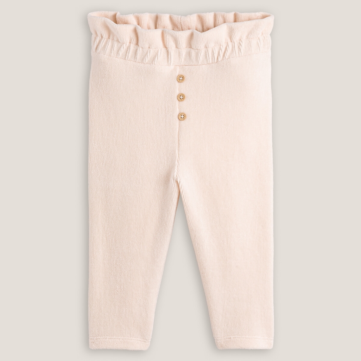 La Redoute Collections Legging in geribd fluweel