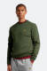 Lyle & Scott sweater Crew Neck Fly Fleece olijfgroen