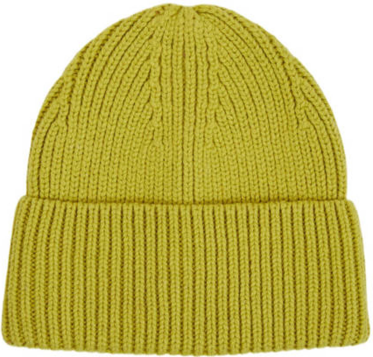 OBJECT rib gebreide muts OBJGITTE limegroen