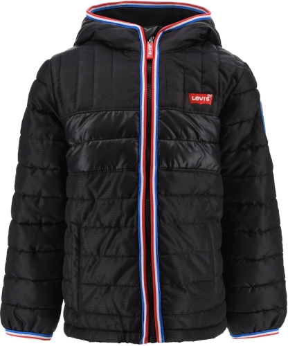 Levi's Kids gewatteerde winterjas zwart