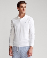Polo ralph lauren Rechte Polo custom fit, lange mouwen