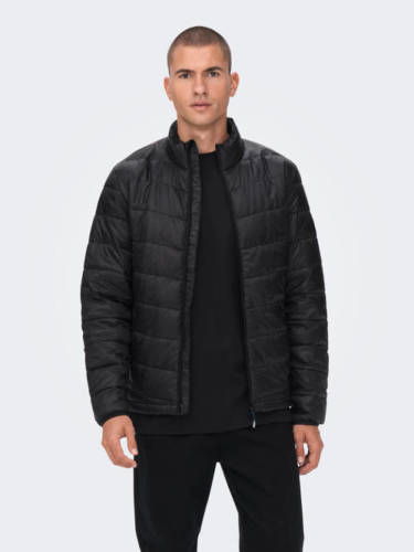 ONLY & SONS gewatteerde jas ONSCARVEN black