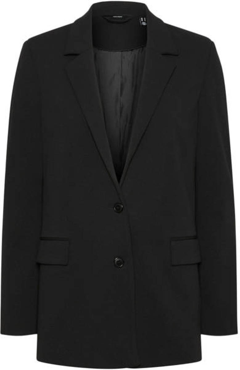 VERO MODA blazer van gerecycled polyester zwart