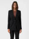 VERO MODA blazer van gerecycled polyester zwart