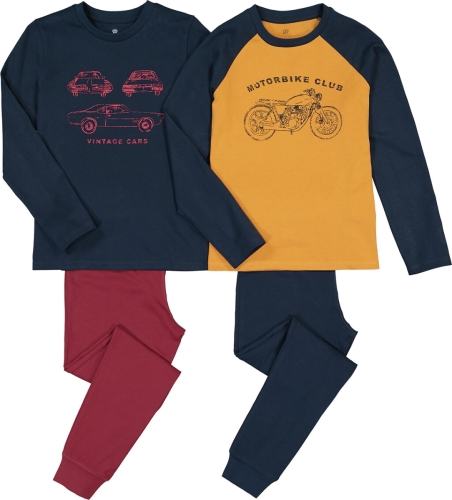 La Redoute Collections Set van 2 bedrukte pyjama's  3-14 jaar