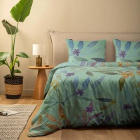 Fresh & Co Azul Nora Dekbedovertrek Lits-jumeaux (240 x 220 cm + 2 kussenslopen) Dekbedovertrek