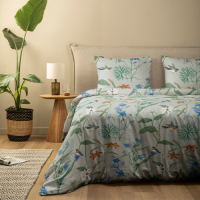 Fresh & Co Bird Lilly Dekbedovertrek Lits-jumeaux (240 x 220 cm + 2 kussenslopen) Dekbedovertrek