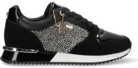 Mexx Fleur suède sneakers zwart