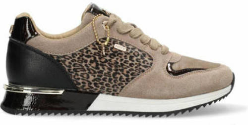 Mexx Fleur suède sneakers taupe