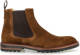 Floris van bommel Rocki 03.17 suède chelsea boots cognac