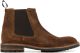 Floris van bommel Rocki 03.17 suède chelsea boots cognac