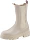 Tommy hilfiger leren chelsea boots beige