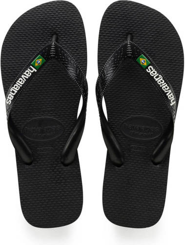 Havaianas Brasil Logo teenslippers zwart