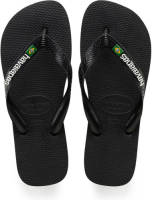 Havaianas Brasil Logo teenslippers zwart