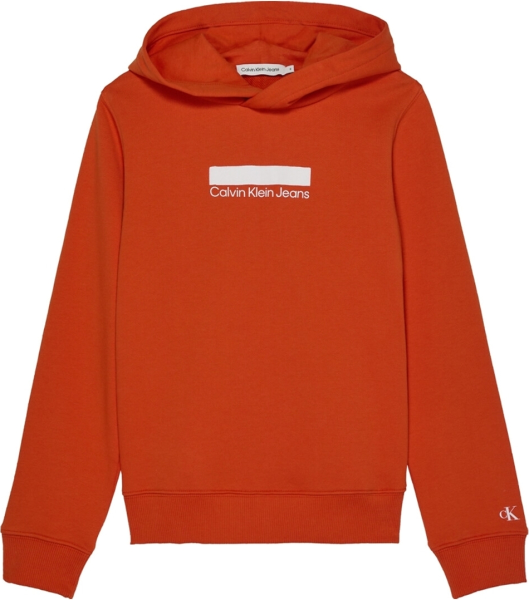 CALVIN KLEIN JEANS hoodie met logo rood