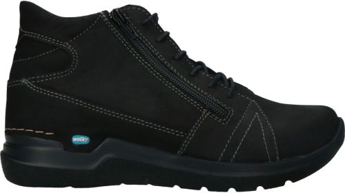 Wolky Why Veterboot  Zwart