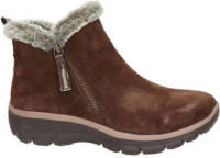 Skechers Relaxed Fit suède enkelboots bruin