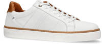 No Stress nubuck sneakers wit/cognac