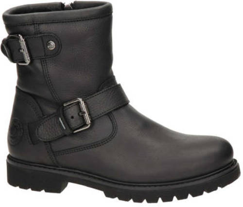 Panama Jack Felina Igloo gevoerde leren bikerboots zwart