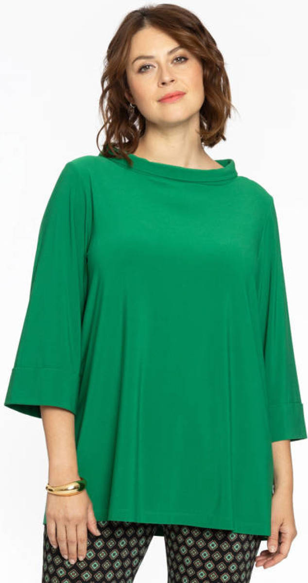 Yoek Travelstof top groen