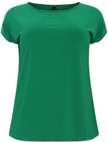 Yoek Travelstof T-shirt groen