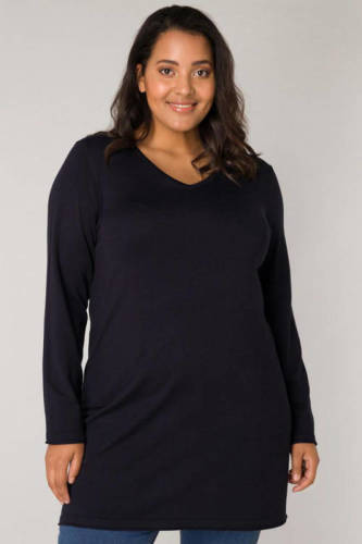 Base Level Curvy by Yesta top Anine donkerblauw