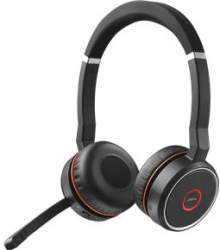 Jabra Evolve 75 Headset Bedraad en draadloos Hoofdband Oproepen/muziek Bluetooth Zwart