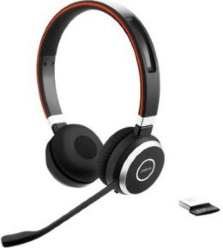 Jabra Evolve 65 Headset Bedraad en draadloos Hoofdband Oproepen/muziek USB Type-A Bluetooth Zwart