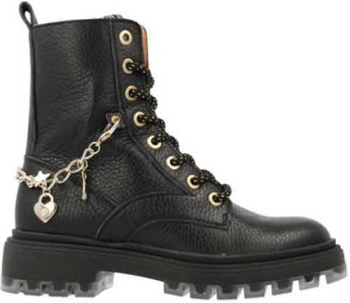 Develab 41444 leren veterboots zwart