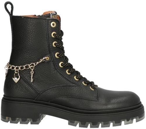 Develab 41444 leren veterboots zwart
