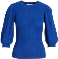 SisterS Point ribgebreide top blauw