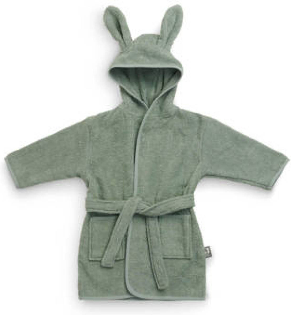Jollein badstof badjas 3-4 jaar Ash Green