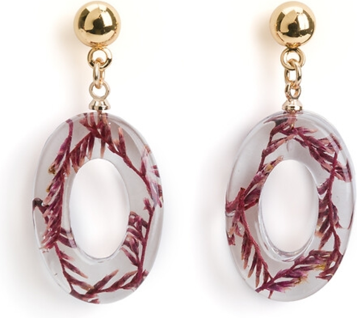 La Redoute Collections Oorbellen met bloemeninzet