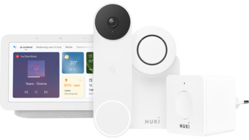 Google Nest Doorbell + Nest Hub + Nuki Smart Lock 3.0 + Nuki Bridge