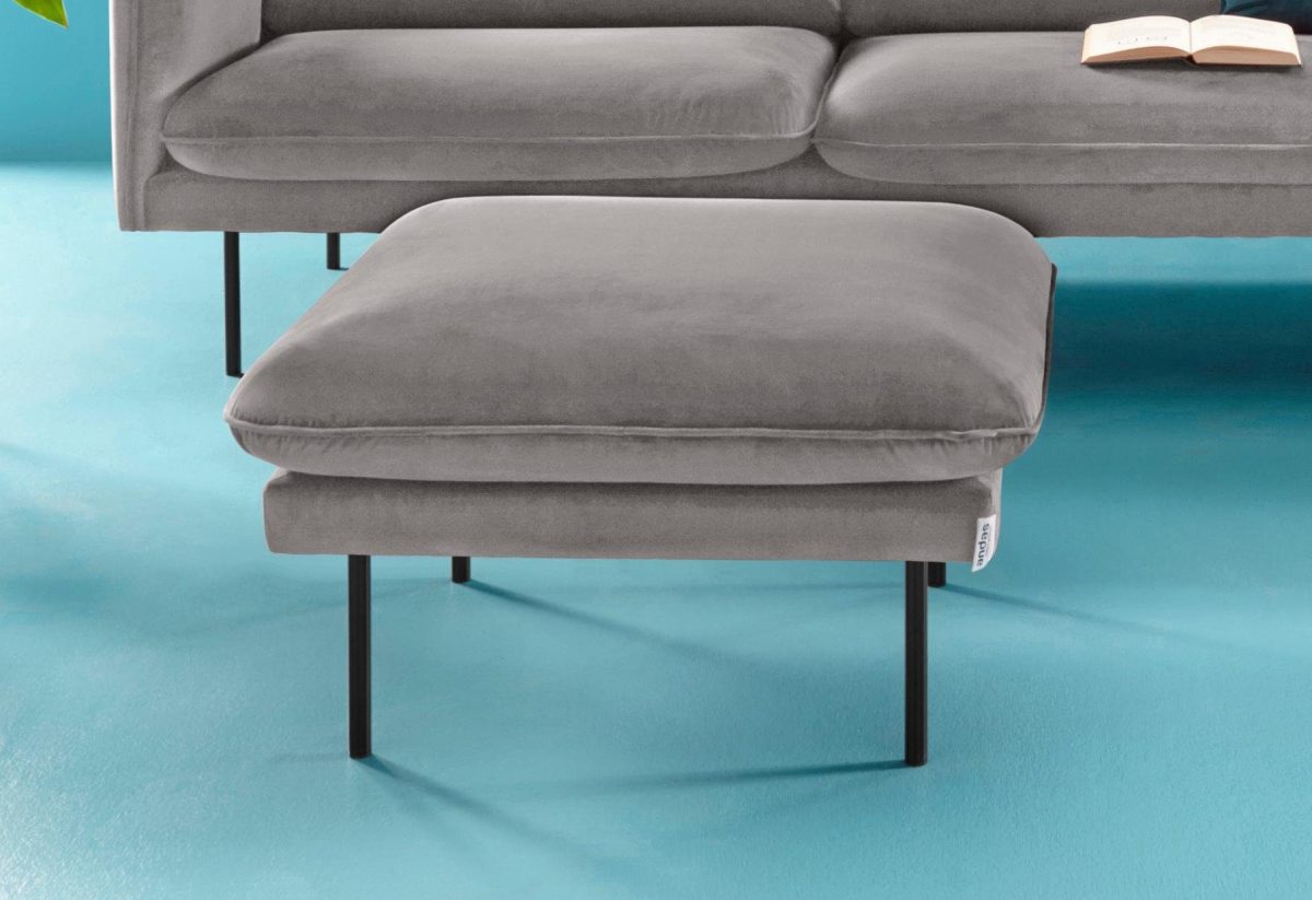 COUCH ♥ Hocker Levon met metalen poten, couch favorieten