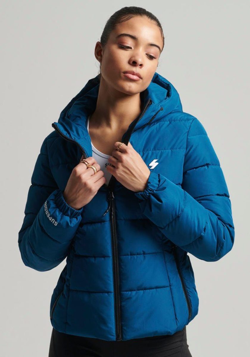 Superdry Gewatteerde jas Spirits Puffer van waterafstotend materiaal