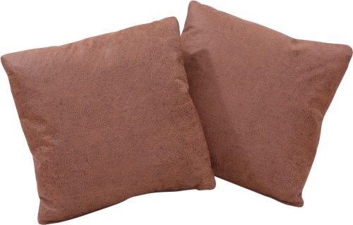 Home affaire Sierkussen Palmera 2 kussens als set van luxe-microvezel imitatieleer (2 stuks)