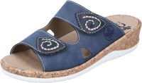 Rieker Slippers met sierstiksel
