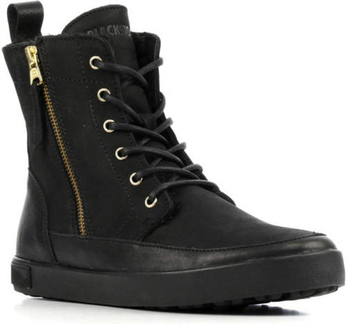 Blackstone CW96 nubuck veterboots zwart