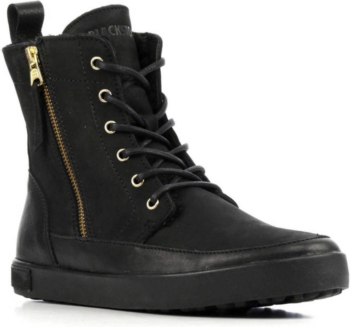 Blackstone CW96 nubuck veterboots zwart