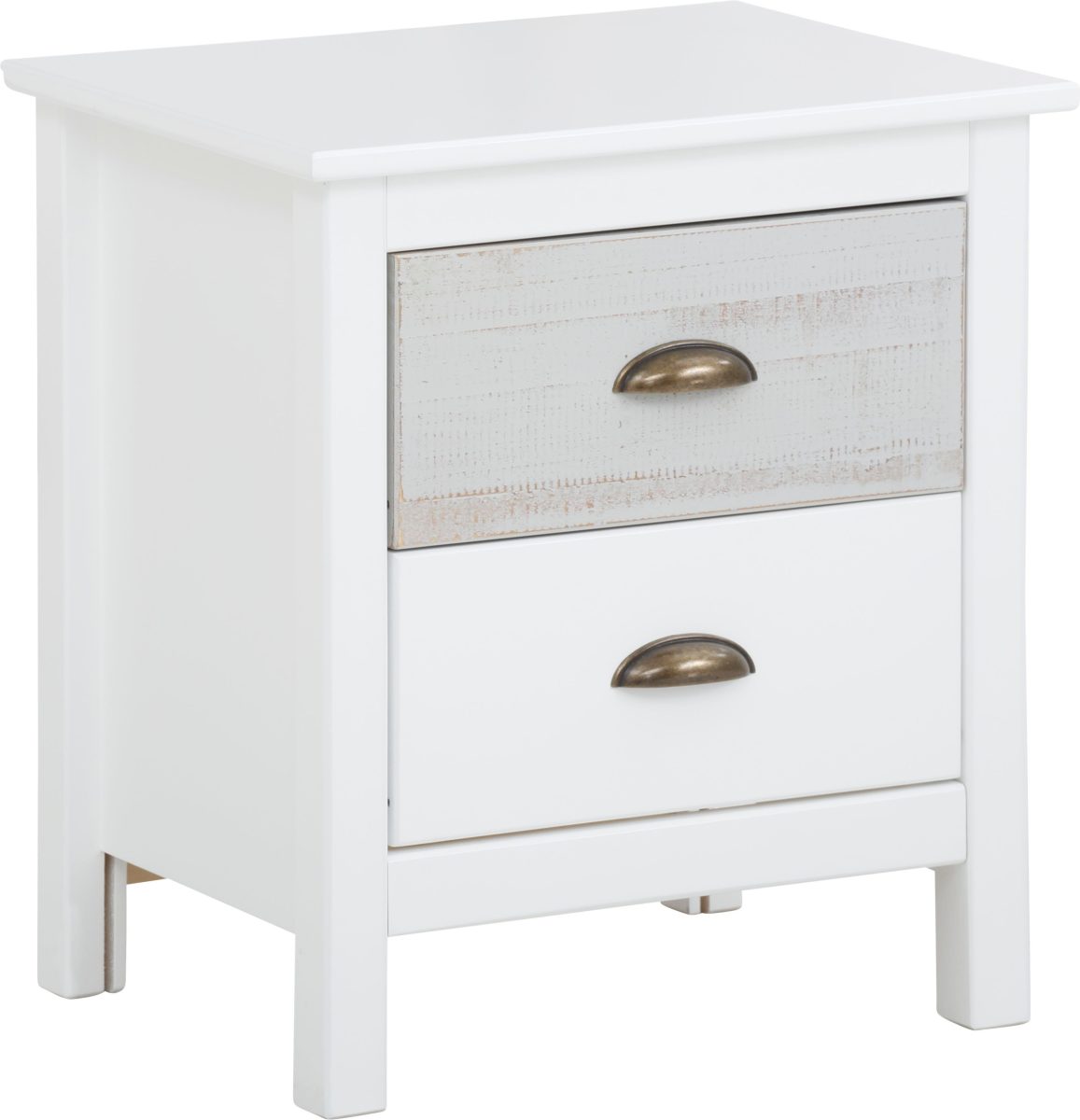 Home affaire Nachtkastje Pilatus schittert in mooie hout-look, met geborsteld ladefront, breedte 45 cm