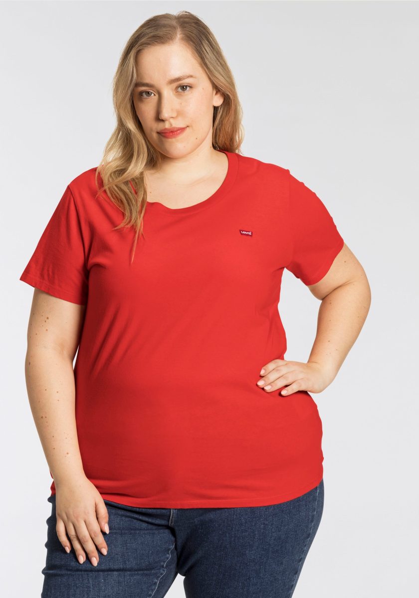 Levi's Plus Levi's® Plus T-shirt Perfect Crew met geborduurd logo