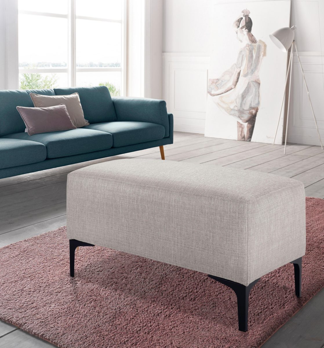 andas Hocker Diva2 met edele metalen poten