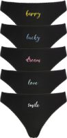 Vivance String met elastisch muizentandrandje (Set van 5)