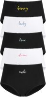 Vivance Tailleslip met elastisch muizentandrandje (Set van 5)